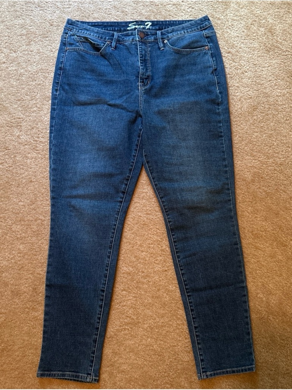 Seven7 skinny stretch jeans size 14